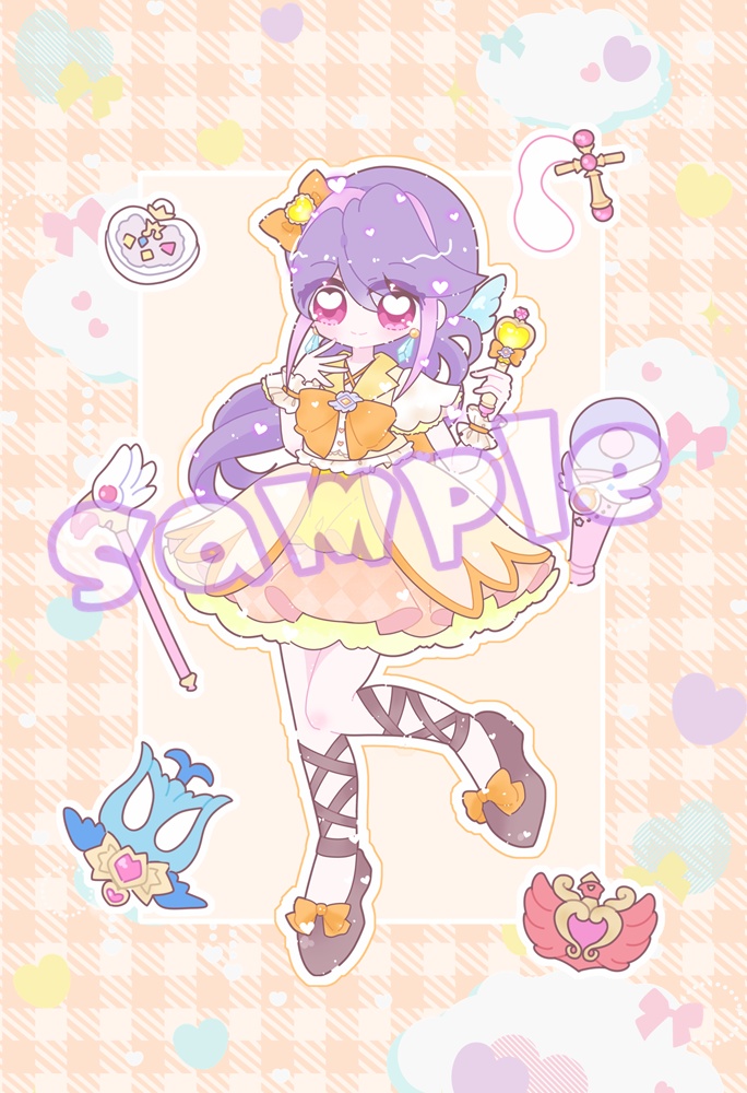 ゆるせり🌸🕊️🍃🌙まじかるホイップトレカケース