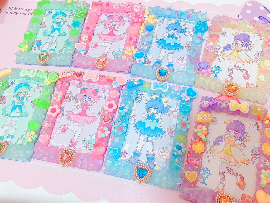 ゆるせり🌸🕊️🍃🌙まじかるホイップトレカケース