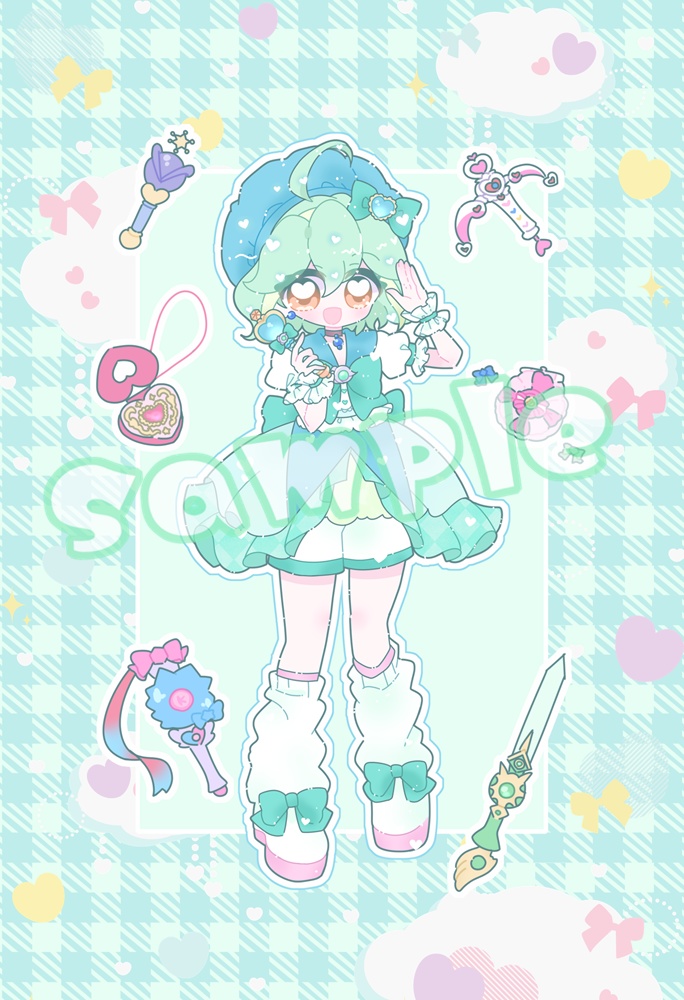 ゆるせり🌸🕊️🍃🌙まじかるホイップトレカケース