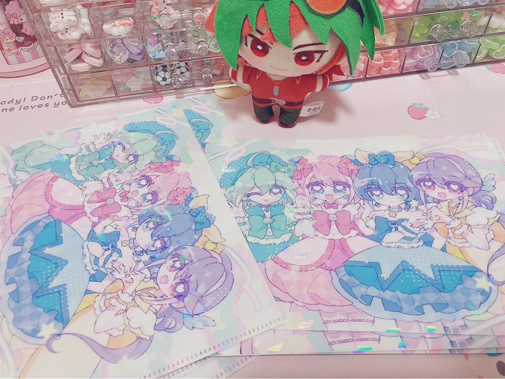 ゆるせり🌸🕊️🍃🌙まじかるクリアファイル