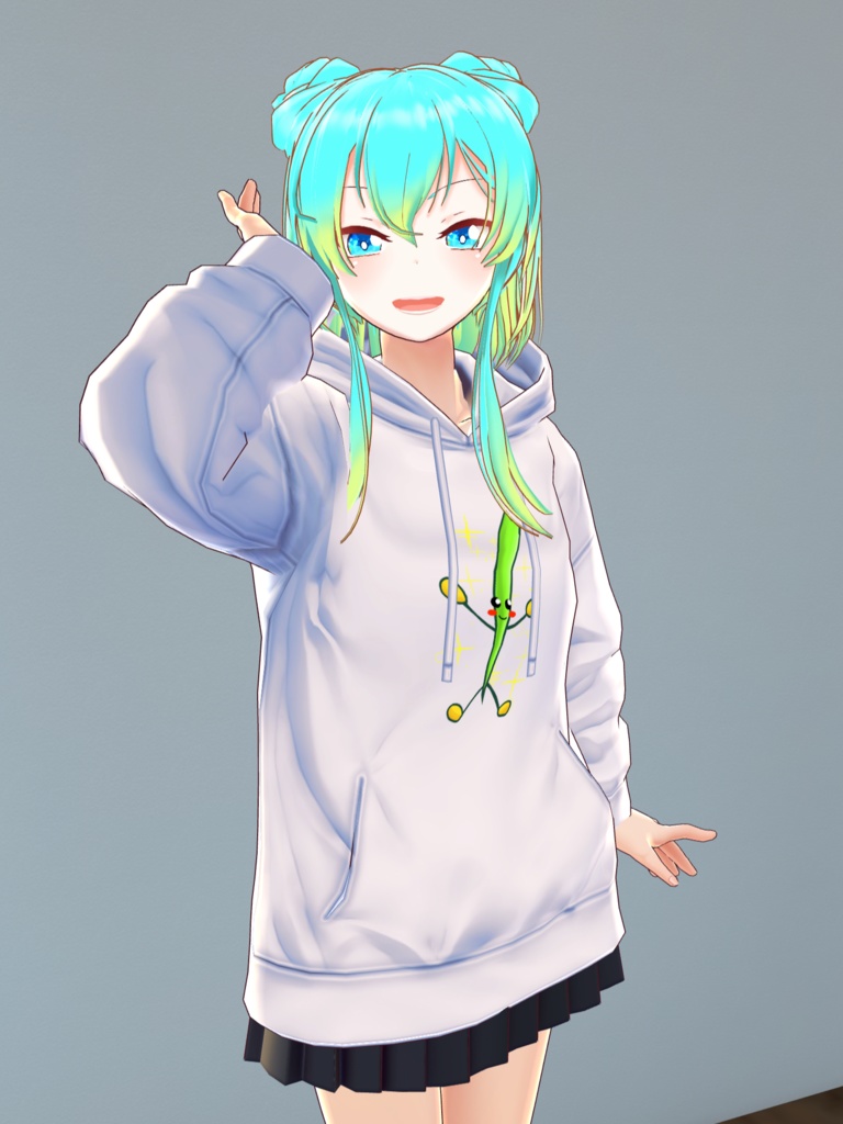 【無料版あり】水草パーカー
