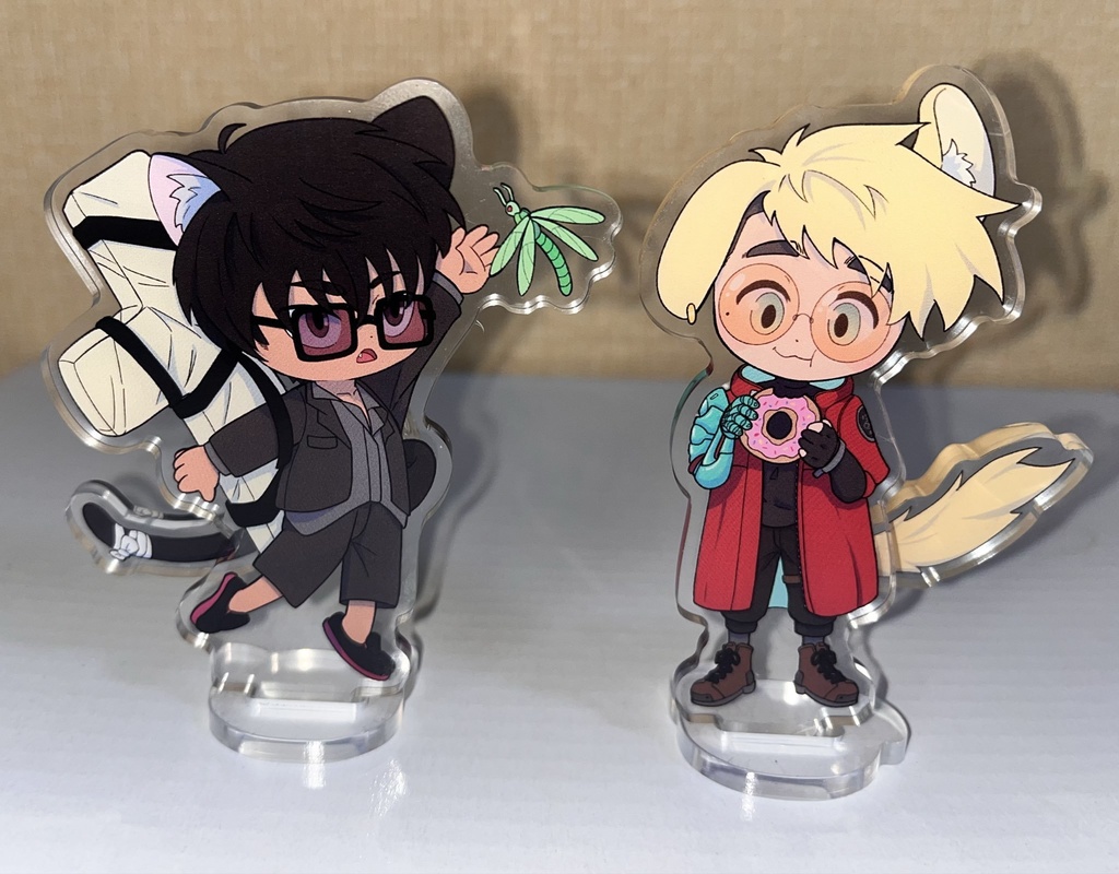 尻尾が動く！ねこらす・仔犬アクスタ