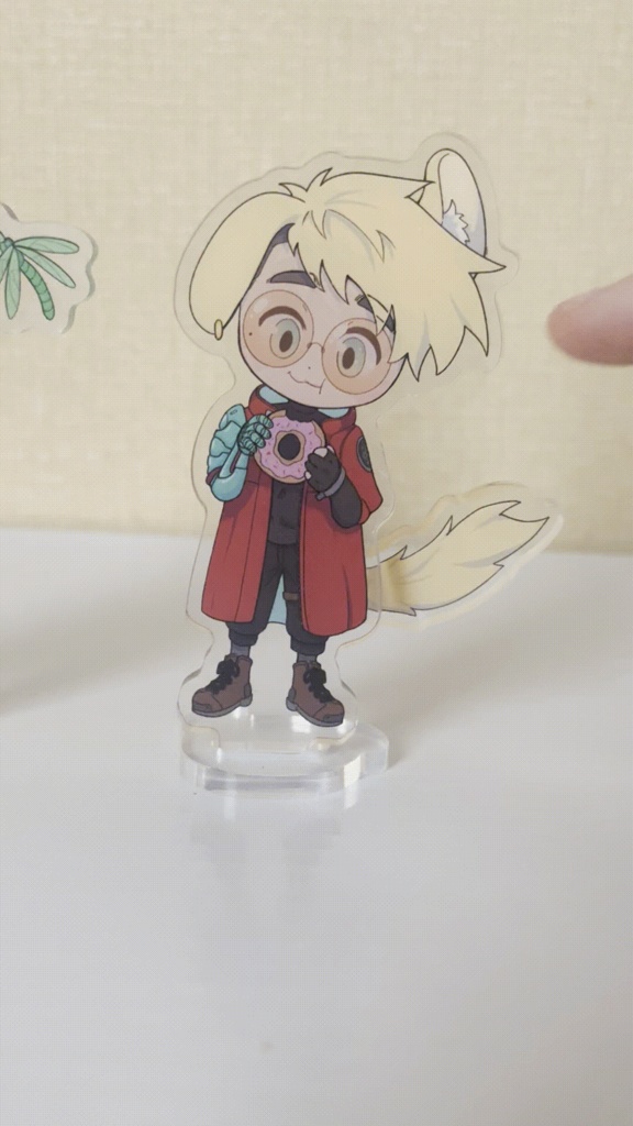 尻尾が動く!ねこらす・仔犬アクスタ