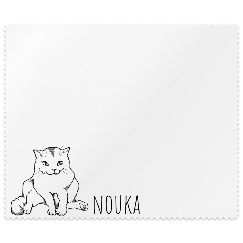 猫のメガネ拭き