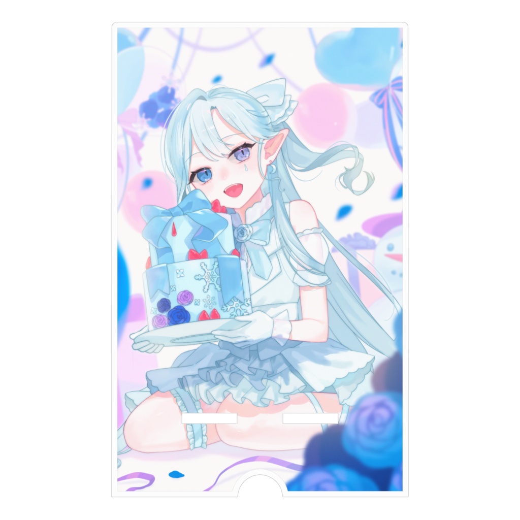 氷繭ルリスbirthdayスマホスタンド