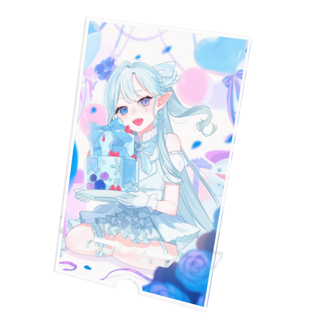 氷繭ルリスbirthdayスマホスタンド