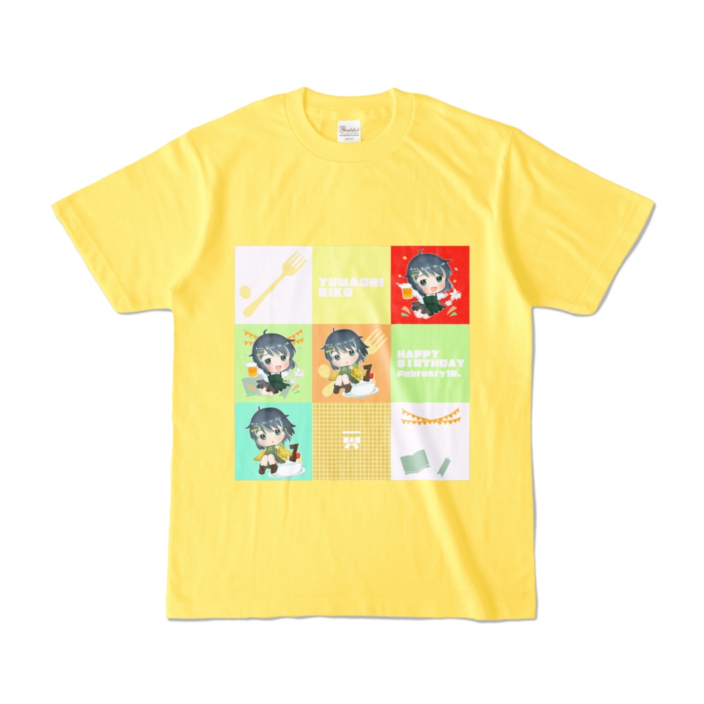 【湯町りこ】１周年カラーTシャツ