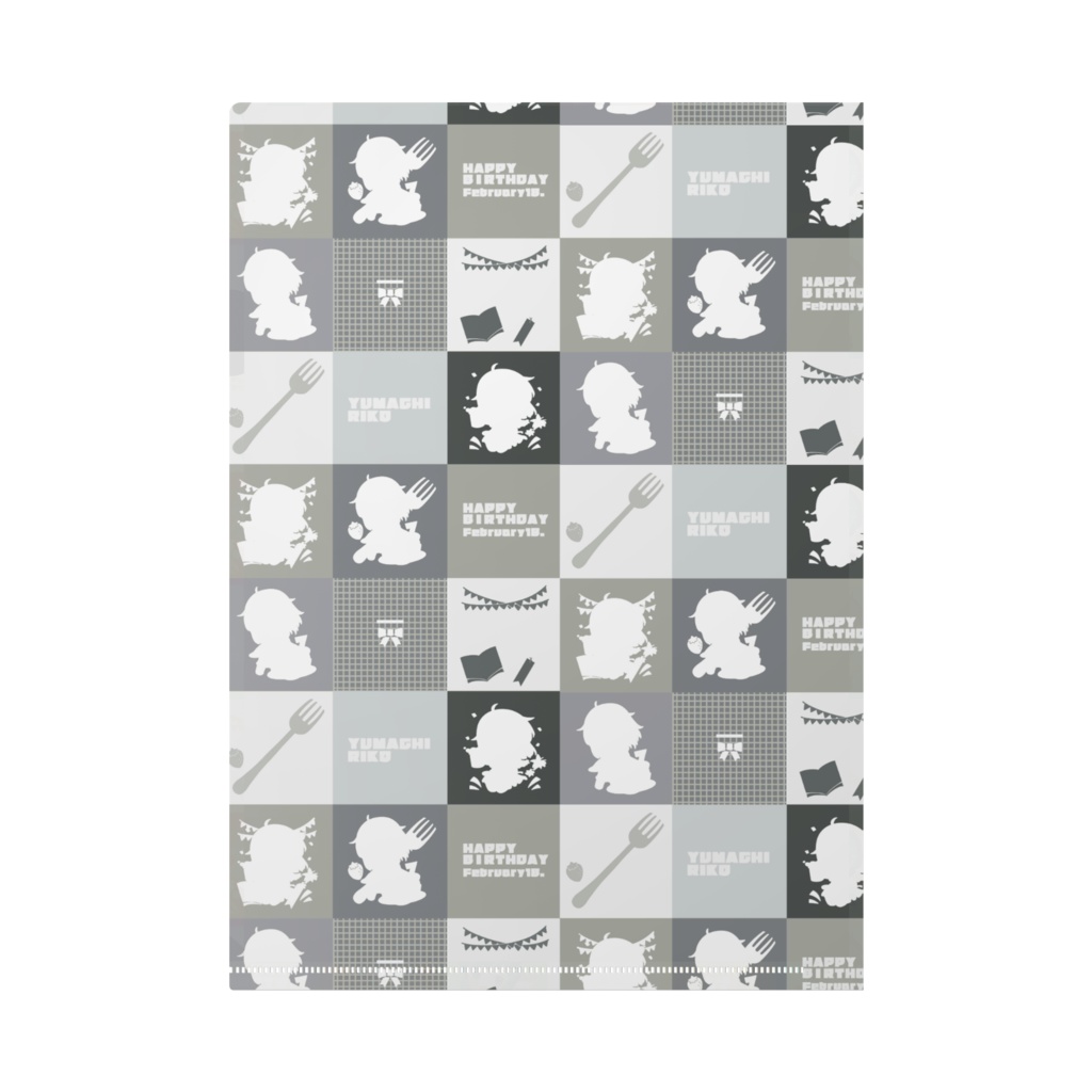 【湯町りこ】1周年クリアファイル