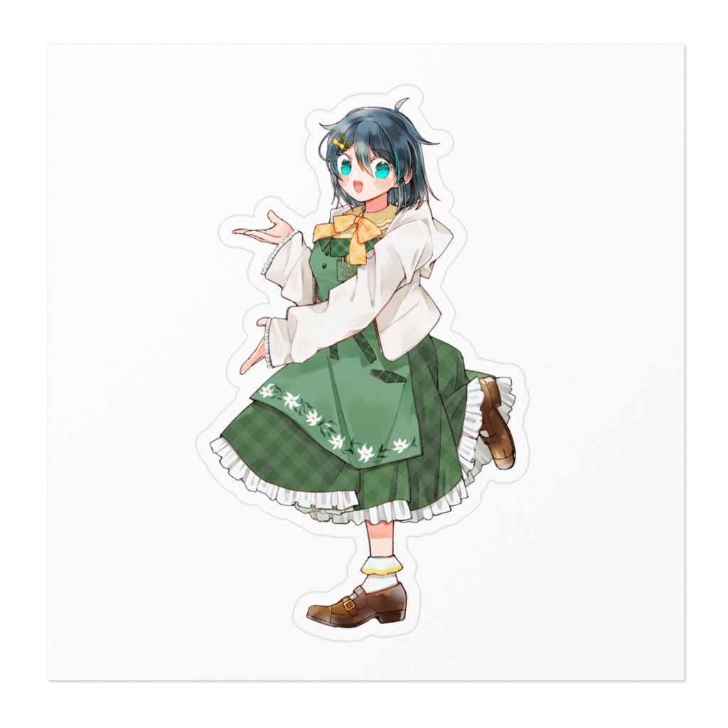 【湯町りこ】ステッカー【5周年】