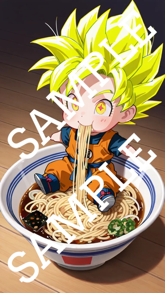 Son Goku (Dragon Ball) Kawaii Chibi Set / 孫悟空 (ドラゴンボール) かわいいちびセット