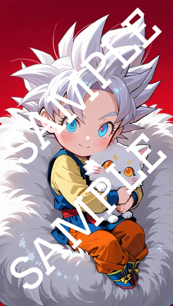 Son Goku (Dragon Ball) Kawaii Chibi Set / 孫悟空 (ドラゴンボール) かわいいちびセット 