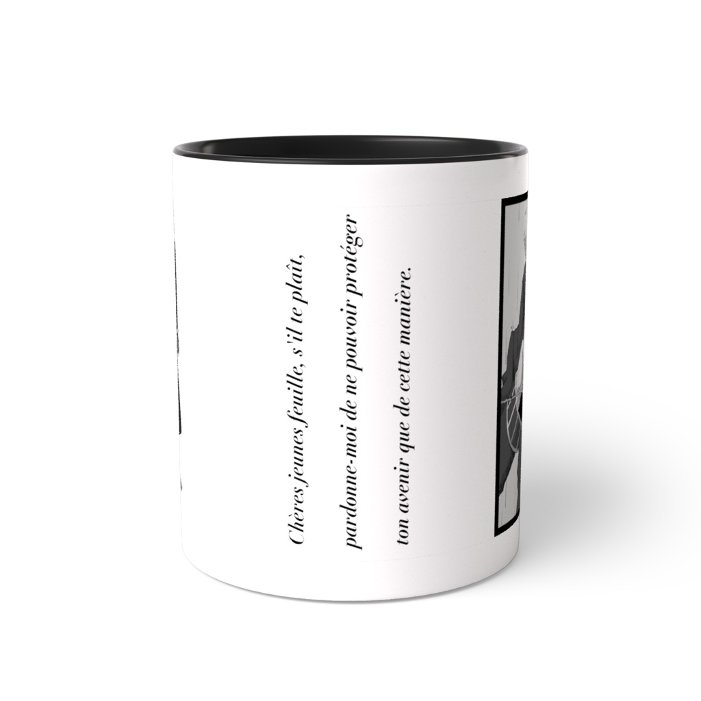 『いとしき若葉へ』脱稿記念‼ モノクロサンソンマグカップ