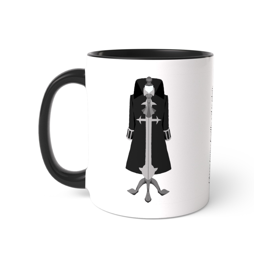 『いとしき若葉へ』脱稿記念‼ モノクロサンソンマグカップ