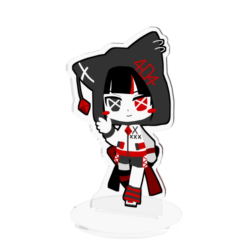 白黒無名ちびアクスタ（ノーマル）