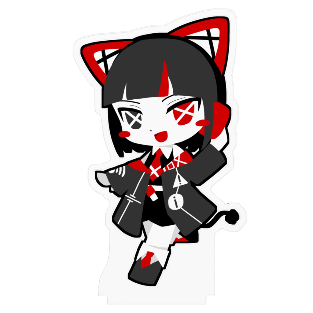 白黒無名ちびアクスタ(サイバー)