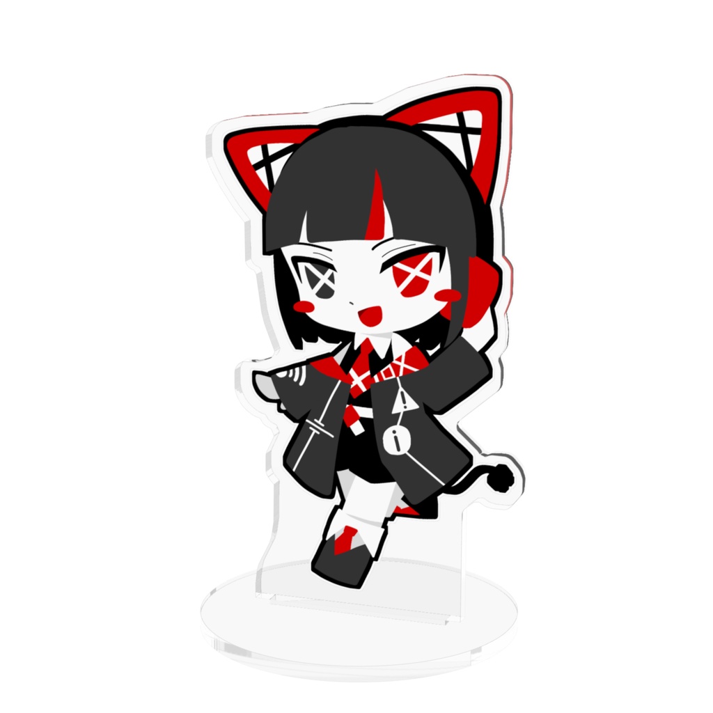 白黒無名ちびアクスタ（サイバー）