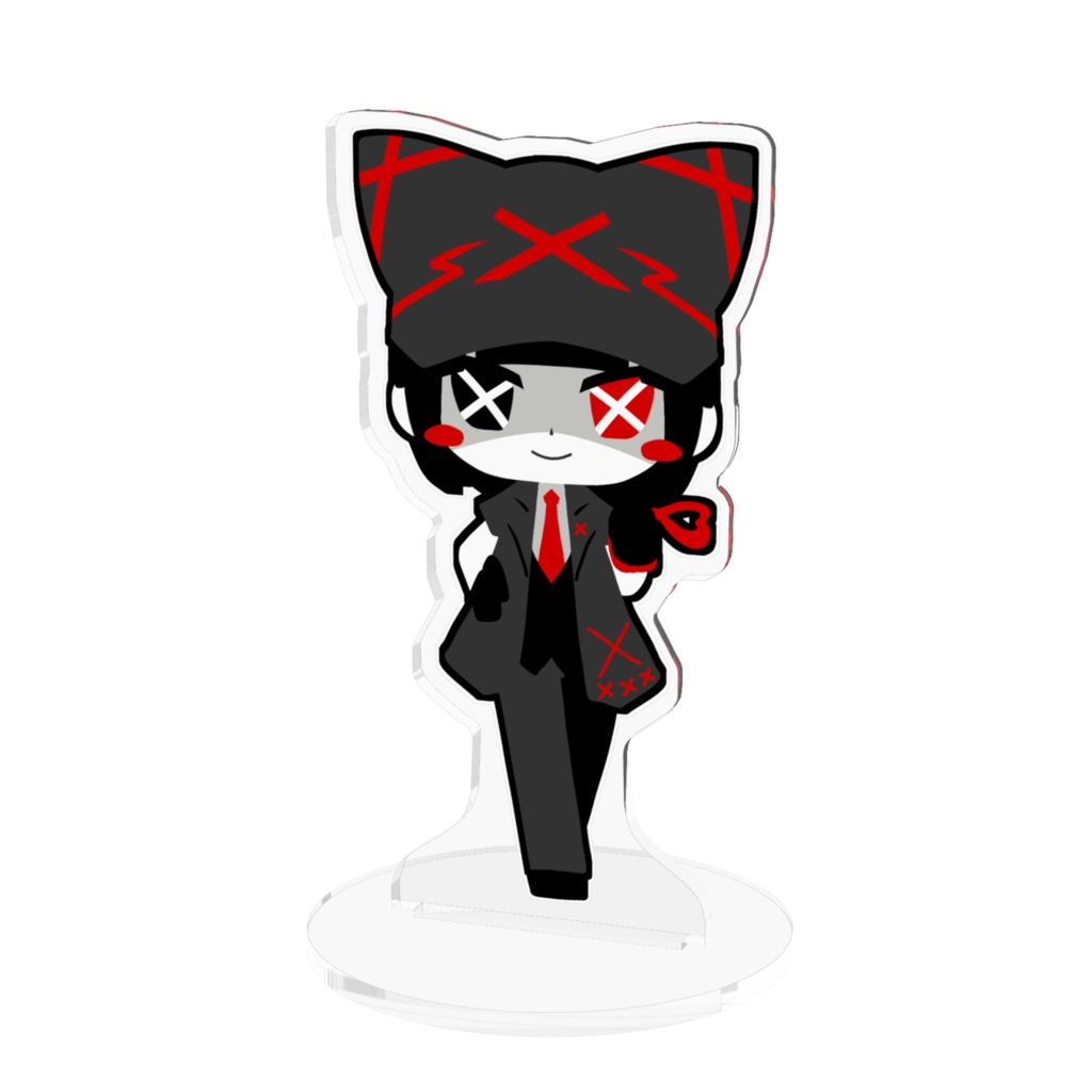 白黒無名ちびアクスタ（警官）