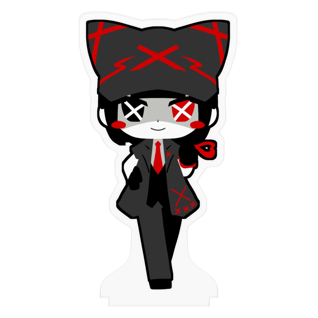 白黒無名ちびアクスタ(警官)