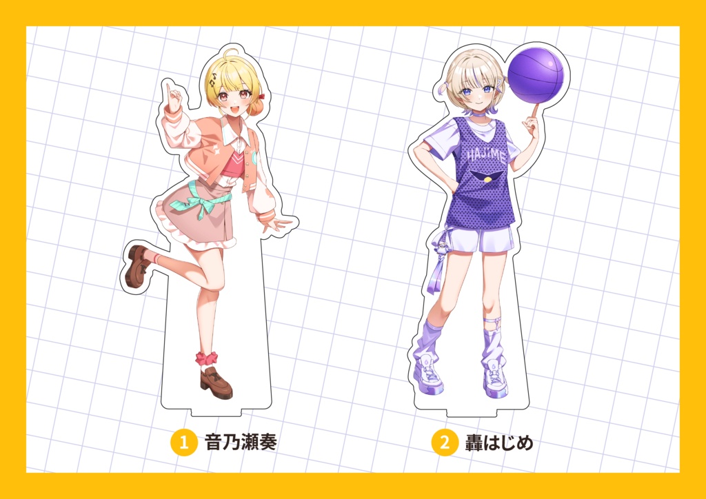 【ホロクル11th】アクリルスタンド(音乃瀬奏/轟はじめ)