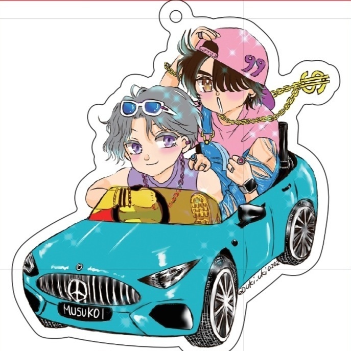 あおせのオーロラアクキー
