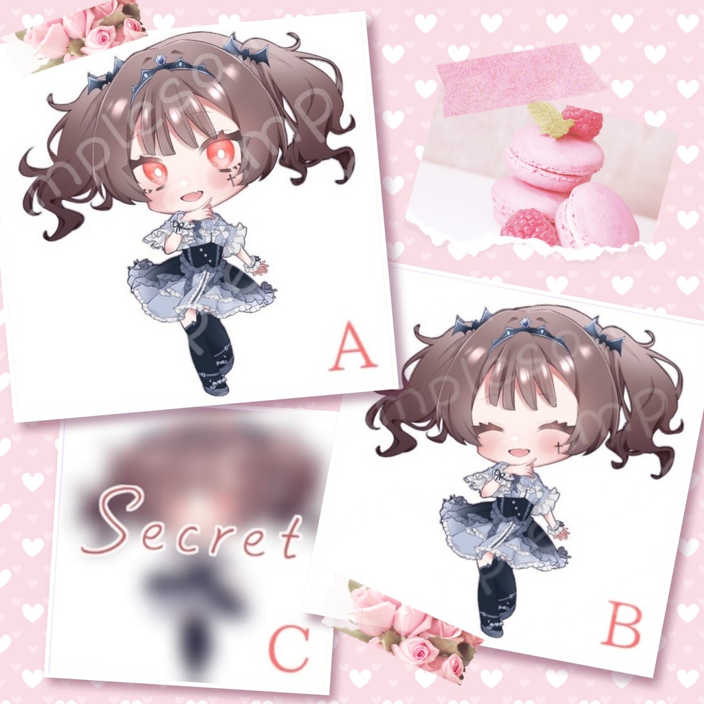 宵月ミリカ/SDアクリルキーホルダー3点セット