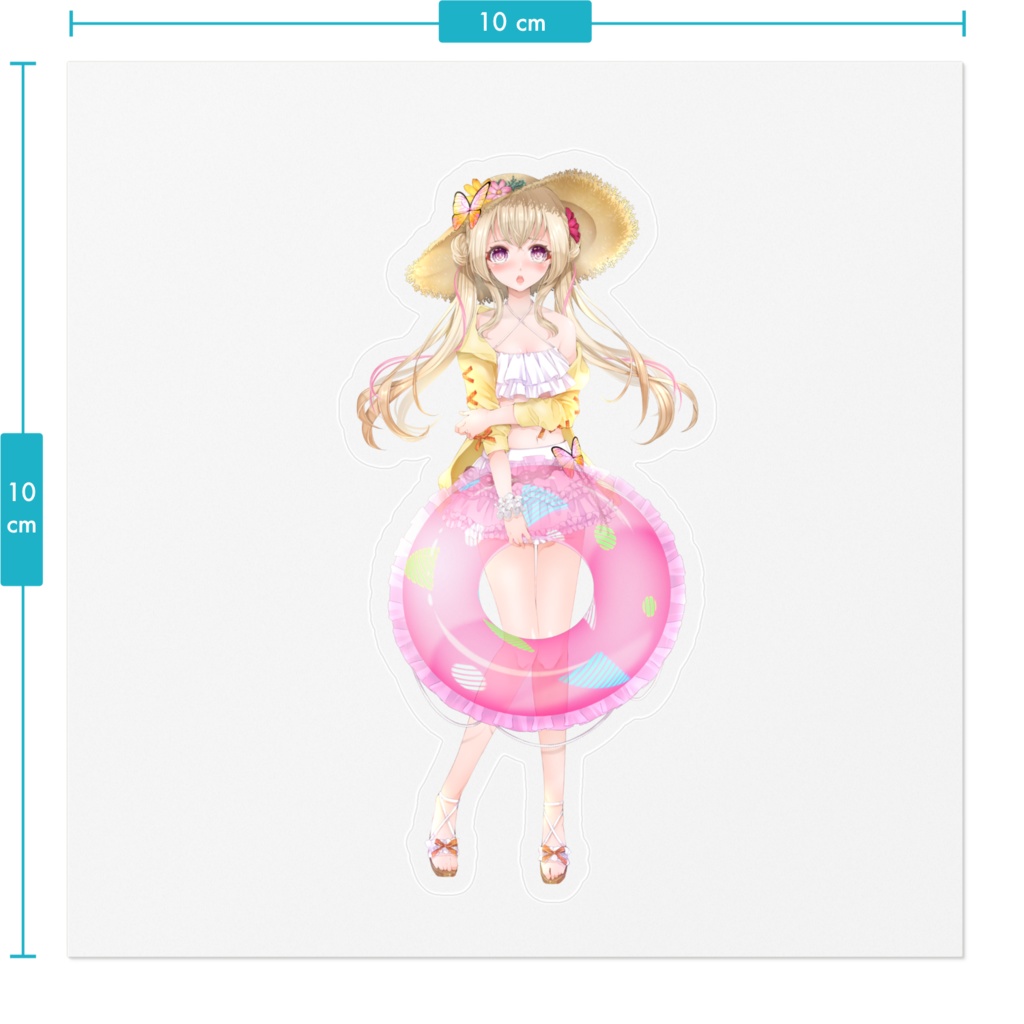 水着 ステッカー