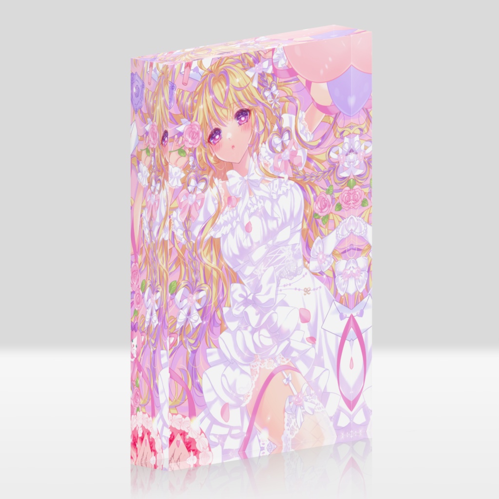 誕生日アクリルブロック