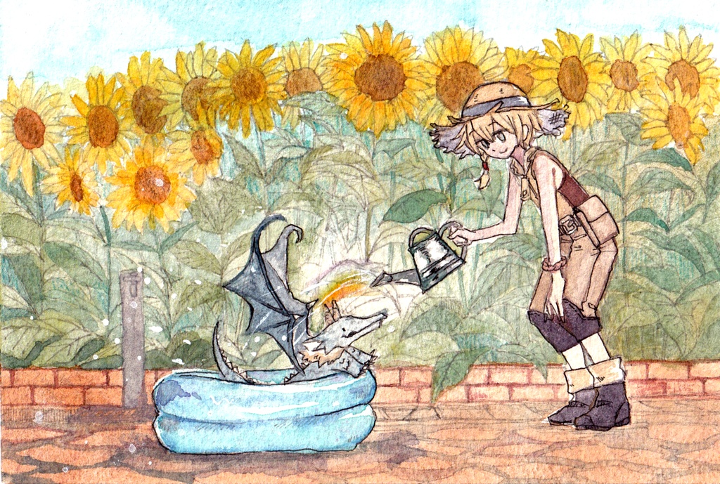 水彩原画 ポストカードサイズ