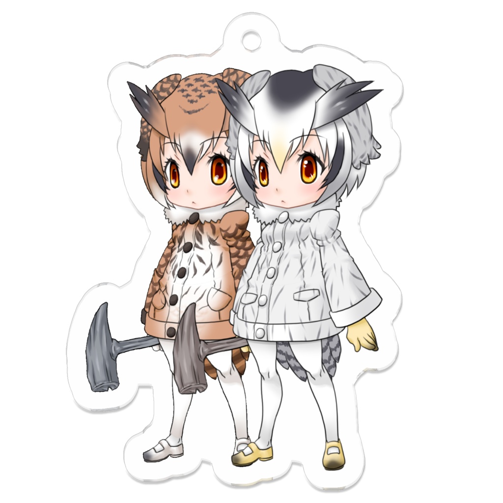 けもフレふぁいと!おかわり「博士&助手」アクリルキーホルダー