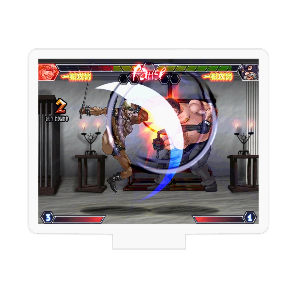 淫夢オブファイターズ「KBTITカッター」アクリルフィギュア