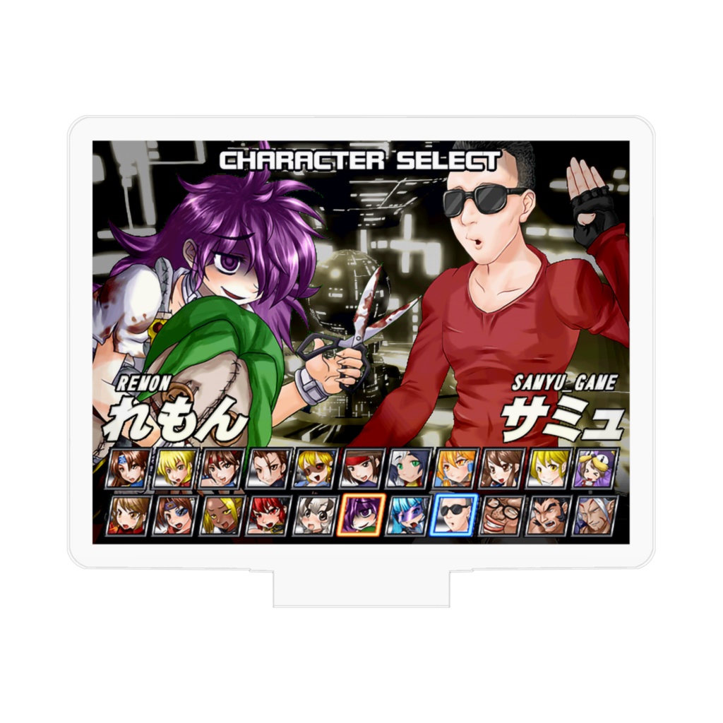 ストリップファイター5CEキャラセレ「れもんvsサミュ」アクリルフィギュア