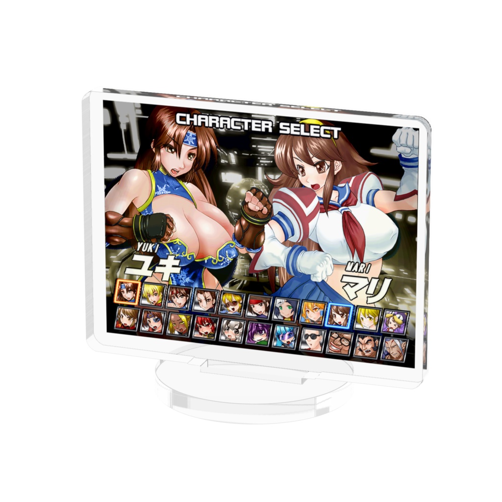 ストリップファイター5CEキャラセレ「ユキvsマリ」アクリルフィギュア
