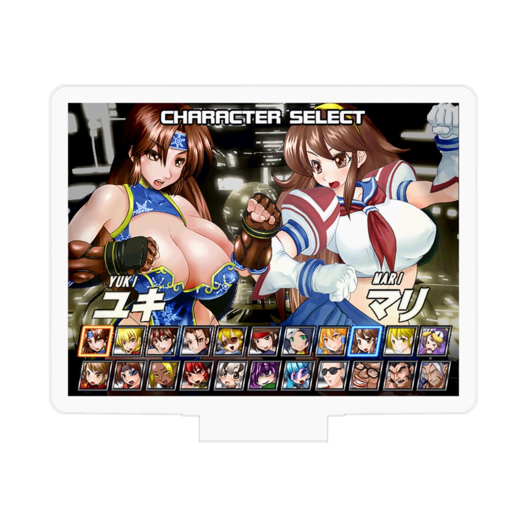 ストリップファイター5CEキャラセレ「ユキvsマリ」アクリルフィギュア