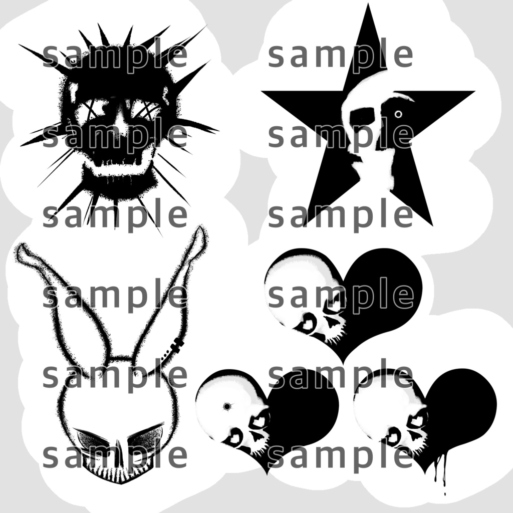 【無料】xx_scull tattoo set_xx