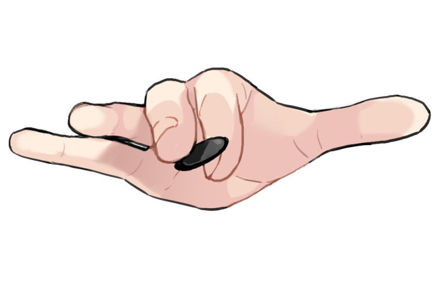 【Vtuber用手素材】囲碁の手