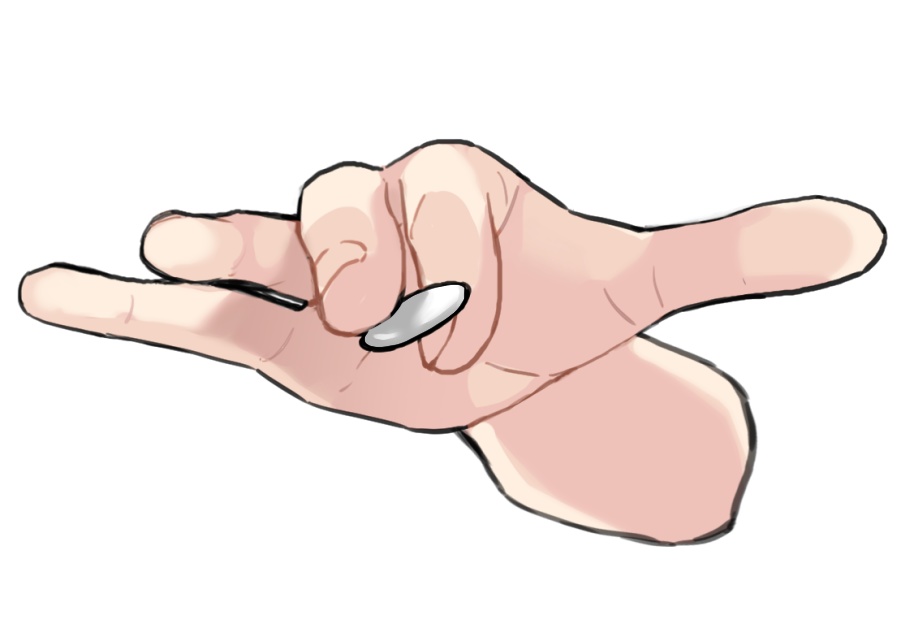 【Vtuber用手素材】囲碁の手