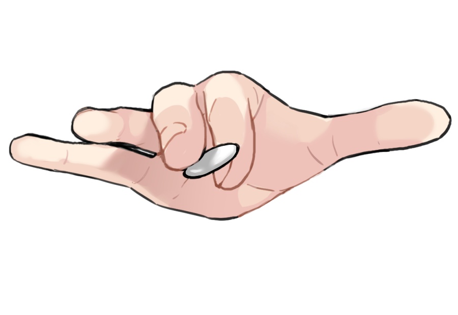 【Vtuber用手素材】囲碁の手