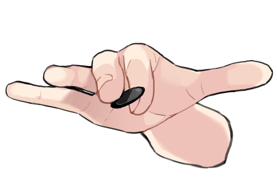 【Vtuber用手素材】囲碁の手