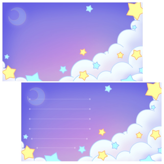 メモ帳風背景（PNG／商用利用OK）