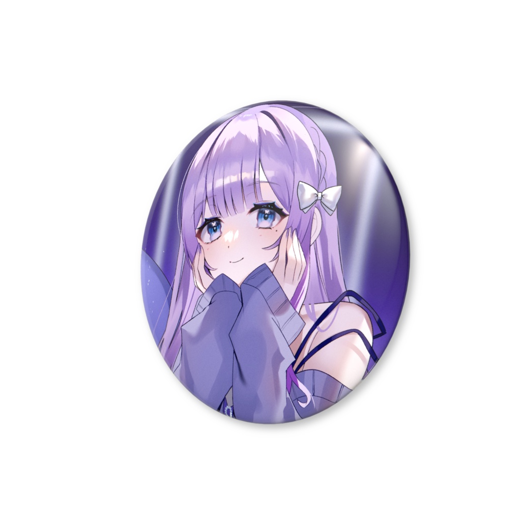 部屋着でまったり缶バッジ