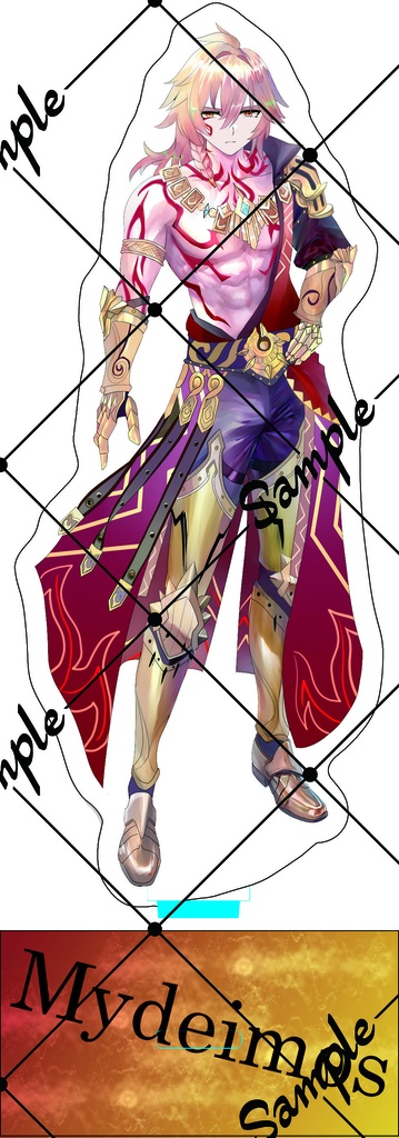 崩壊スターレイル男子70mm×200mm アクリルスタンド