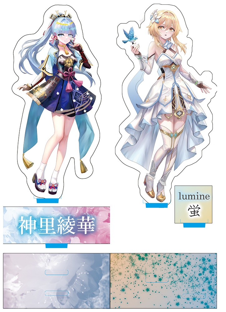 原神&スタレ アクリルスタンド30種 作ってみました!!
