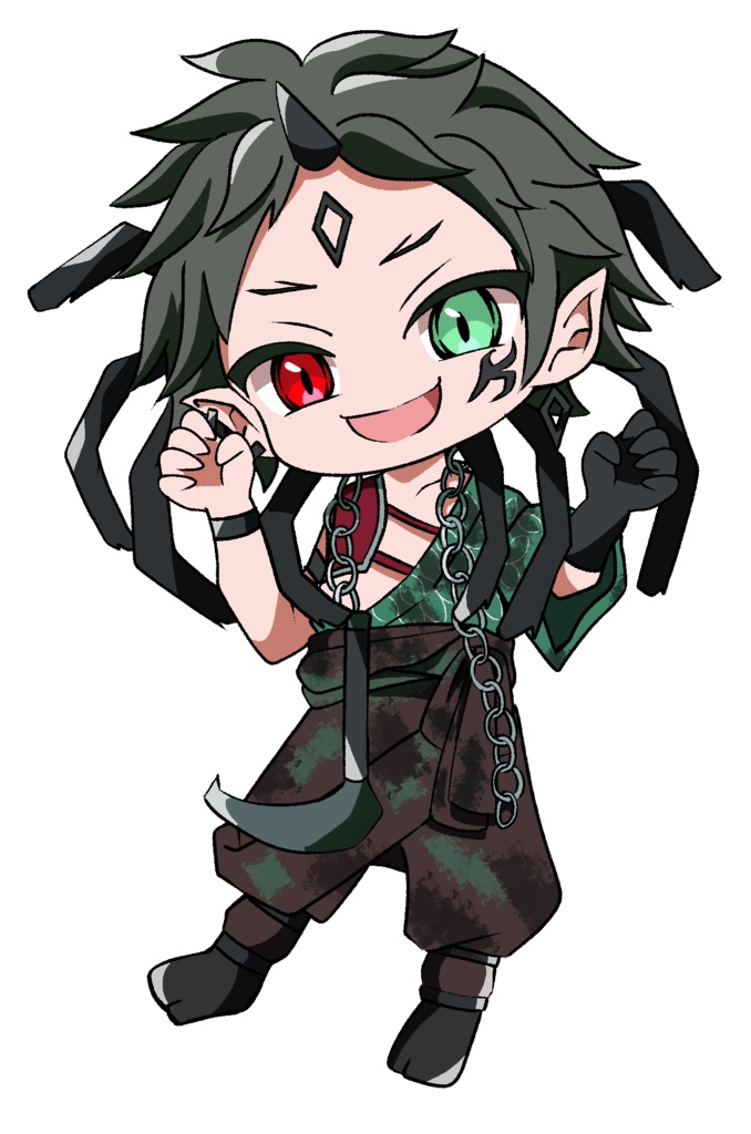 鬼蜘蛛ステッカー