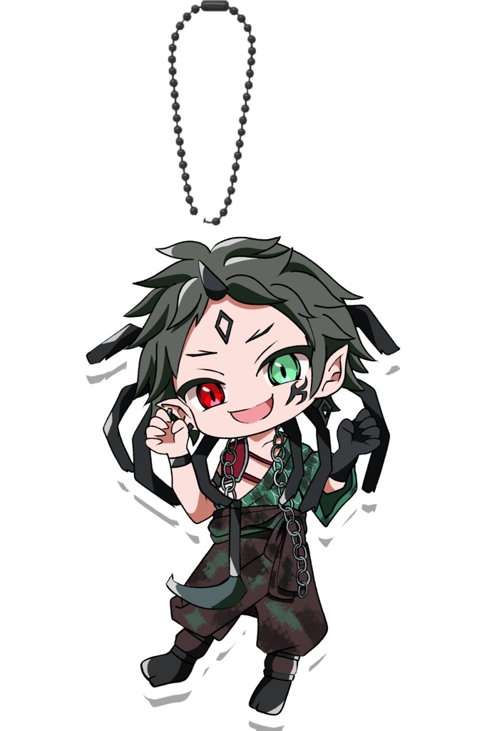 鬼蜘蛛アクリルキーホルダー