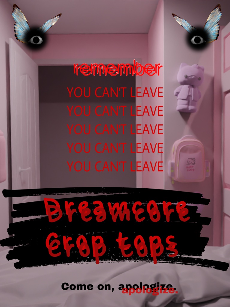 Vroid Dreamcore Crop-Tops Pack
