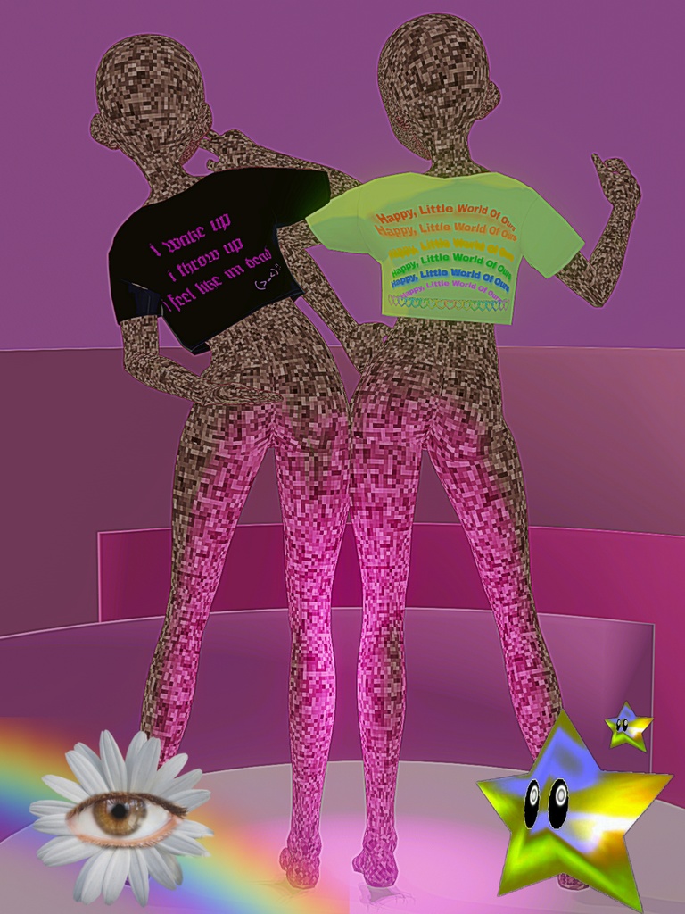 Vroid Dreamcore Crop-Tops Pack