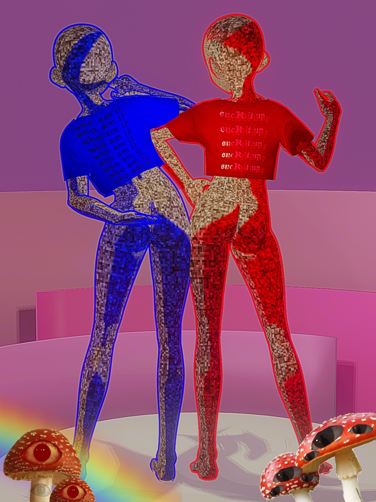 Vroid Dreamcore Crop-Tops Pack