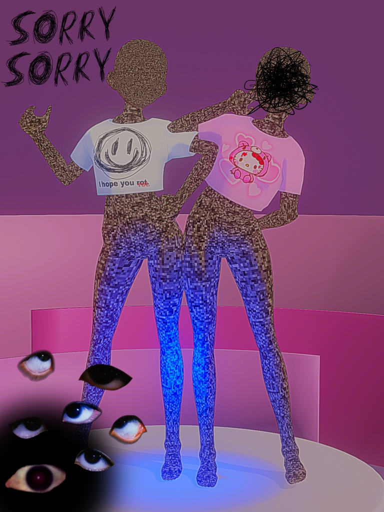 Vroid Dreamcore Crop-Tops Pack