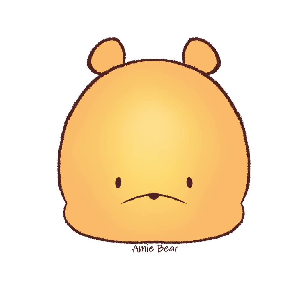 くまさんトート(キャラメル)