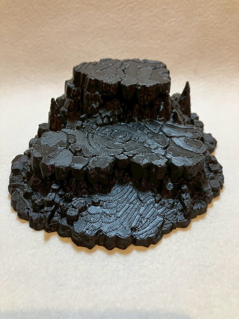 【NAGI傑作】龍脈蠢めく二段岩場　　ジオラマベース フィギュア台座